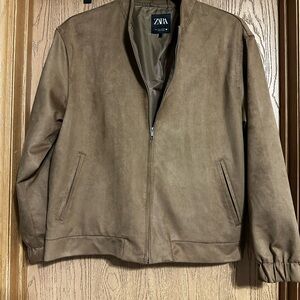 Zara Brown Satin Fabric